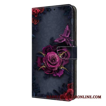 Kotelot Samsung Galaxy S26 Plus Puhelinkuoret Hohtavat Violetit Kukat