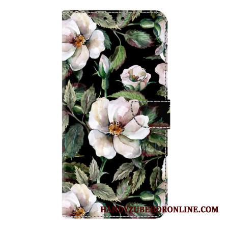 Kotelot Samsung Galaxy S26 Plus Puhelinkuoret Valkoinen Kukka-aihe