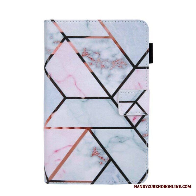 Kotelot Samsung Galaxy Tab A7 Lite Geometrinen Marmori