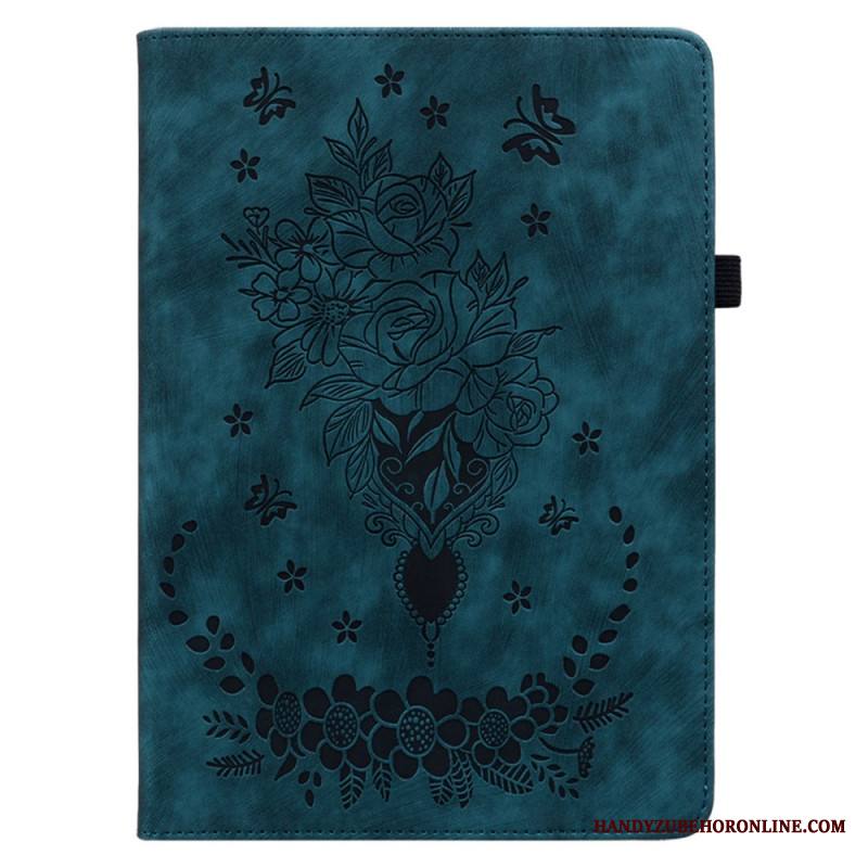 Kotelot Samsung Galaxy Tab S10 Plus Perhosia Ja Ruusuja