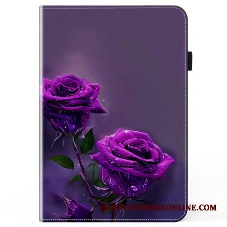Kotelot Samsung Galaxy Tab S10 Plus Violetit Ruusut Suojakuori