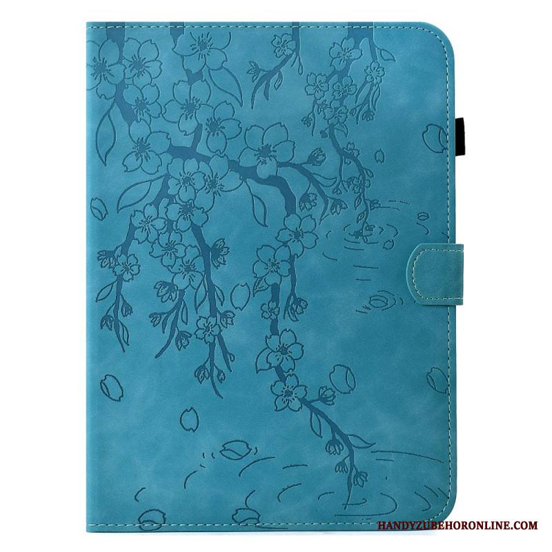 Kotelot Samsung Galaxy Tab S11 Kukkakuvioinen Mokkanahkakuvio