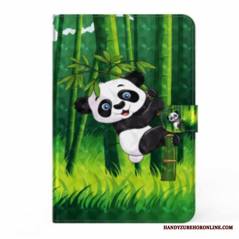 Kotelot Samsung Galaxy Tab S8 / Tab S7 Keinonahkainen Panda