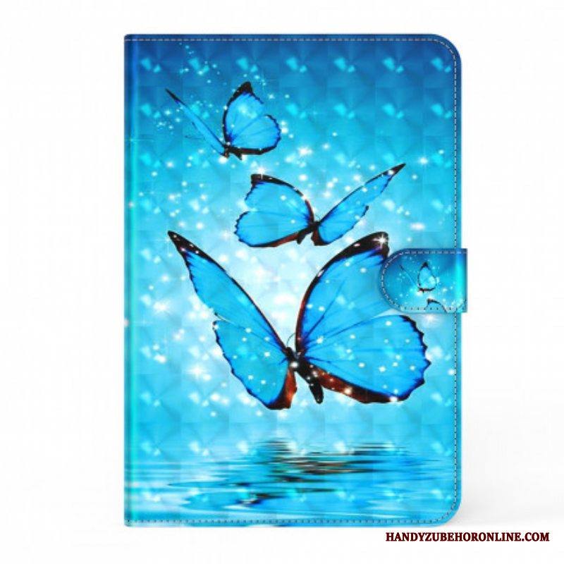 Kotelot Samsung Galaxy Tab S8 / Tab S7 Keinonahkaiset Perhoset
