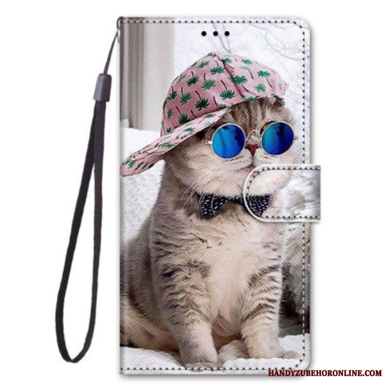 Kotelot Sony Xperia 1 IV Suojaketju Kuori Yo Cat Hihnalla