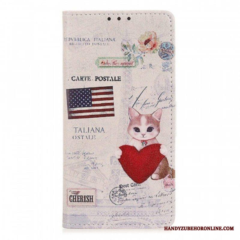 Kotelot Sony Xperia 1 IV Traveller Cat