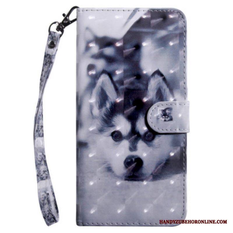 Kotelot Sony Xperia 5 IV Husky-koira Kaulanauhalla