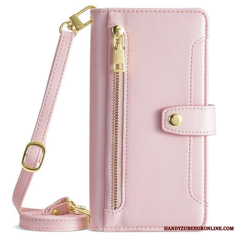 Kotelot Sony Xperia 5 IV Suojaketju Kuori Lanyard Kolikkokukkaro