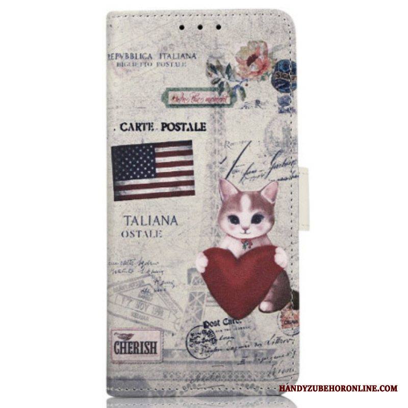 Kotelot Sony Xperia 5 IV Traveller Cat