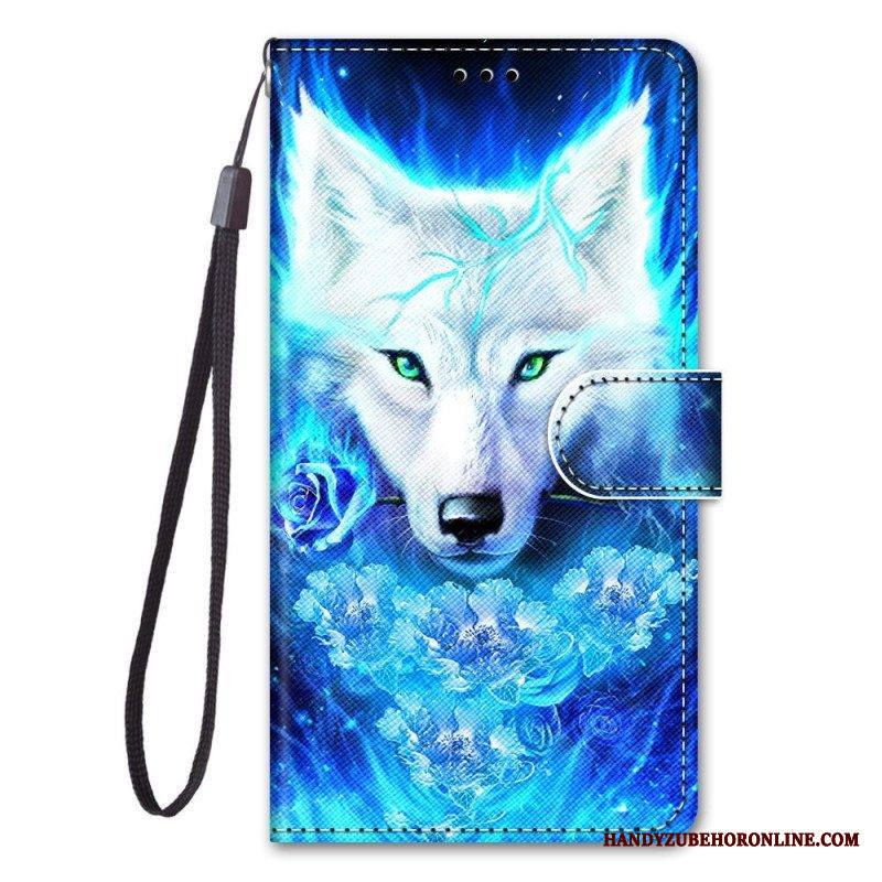 Kotelot Xiaomi 12 / 12X Suojaketju Kuori Lanyard Wolf