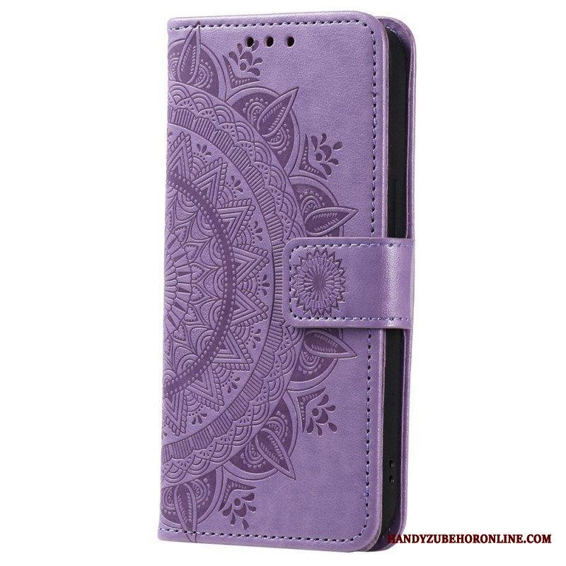 Kotelot Xiaomi 12T / 12T Pro Mandala-aurinko Kaulanauhalla