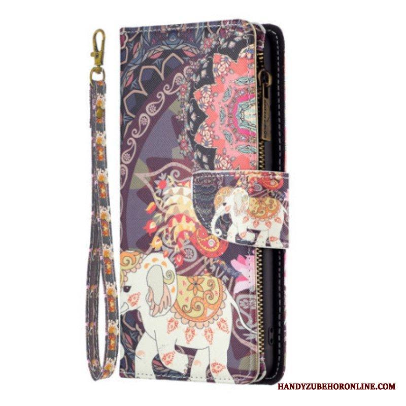 Kotelot Xiaomi 13 Pro Elephant Vetoketjullinen Tasku