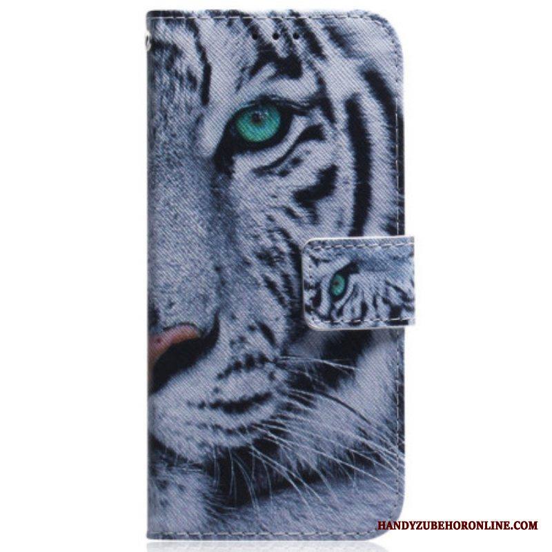 Kotelot Xiaomi 13 Pro Suojaketju Kuori Strappy White Tiger