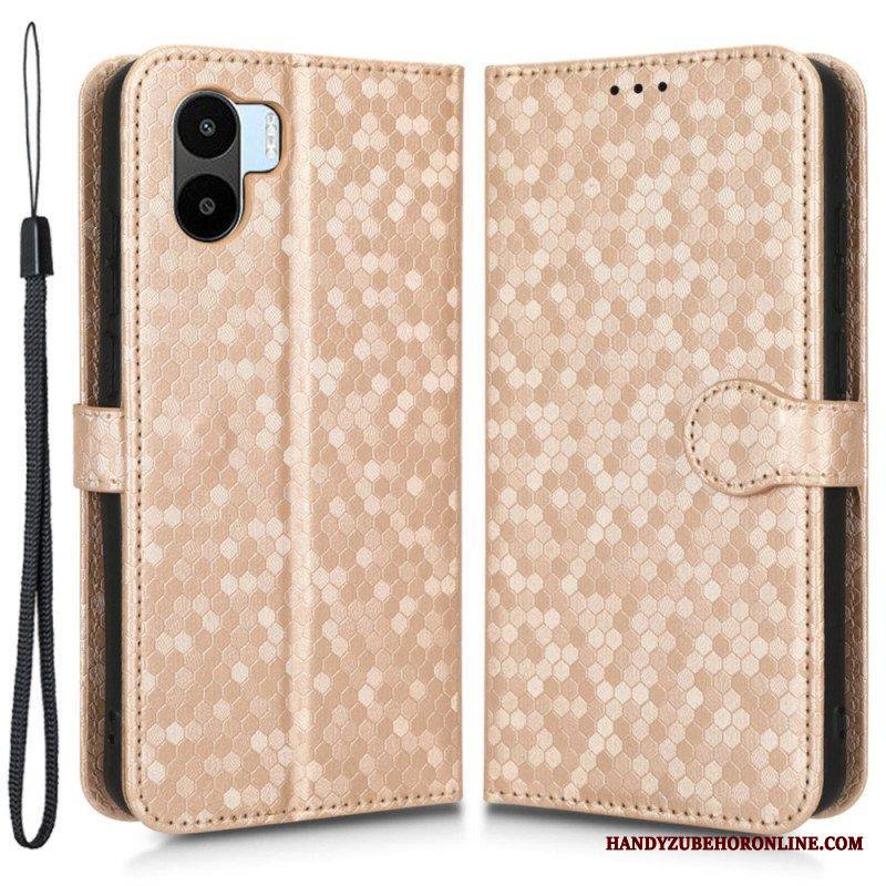 Kotelot Xiaomi Redmi A1 Suojaketju Kuori 3d-kuviohihna