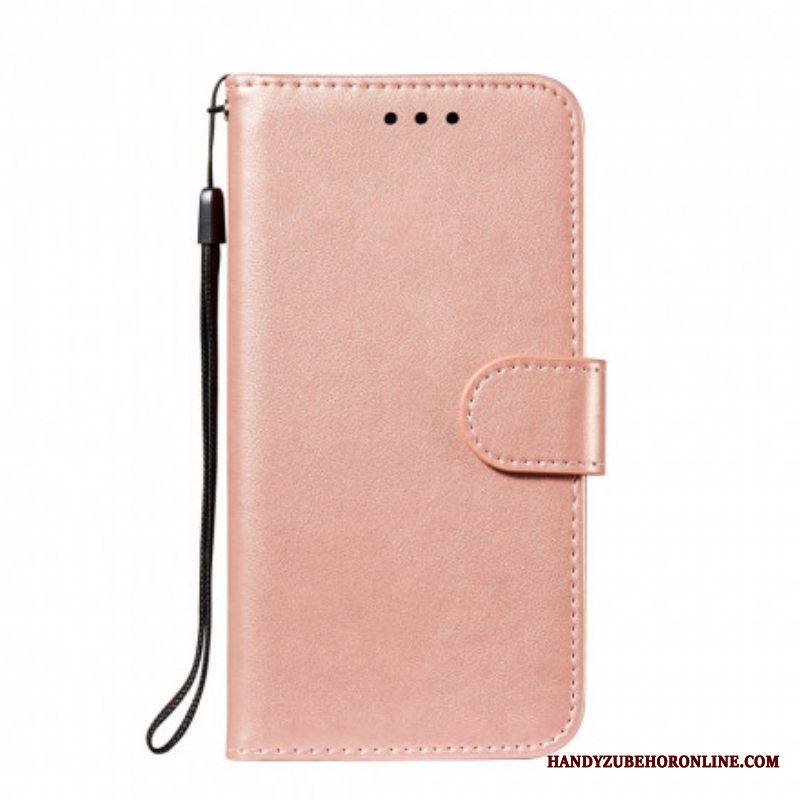 Kotelot Xiaomi Redmi Note 10 / 10S Yksivärinen Nahkatyyli