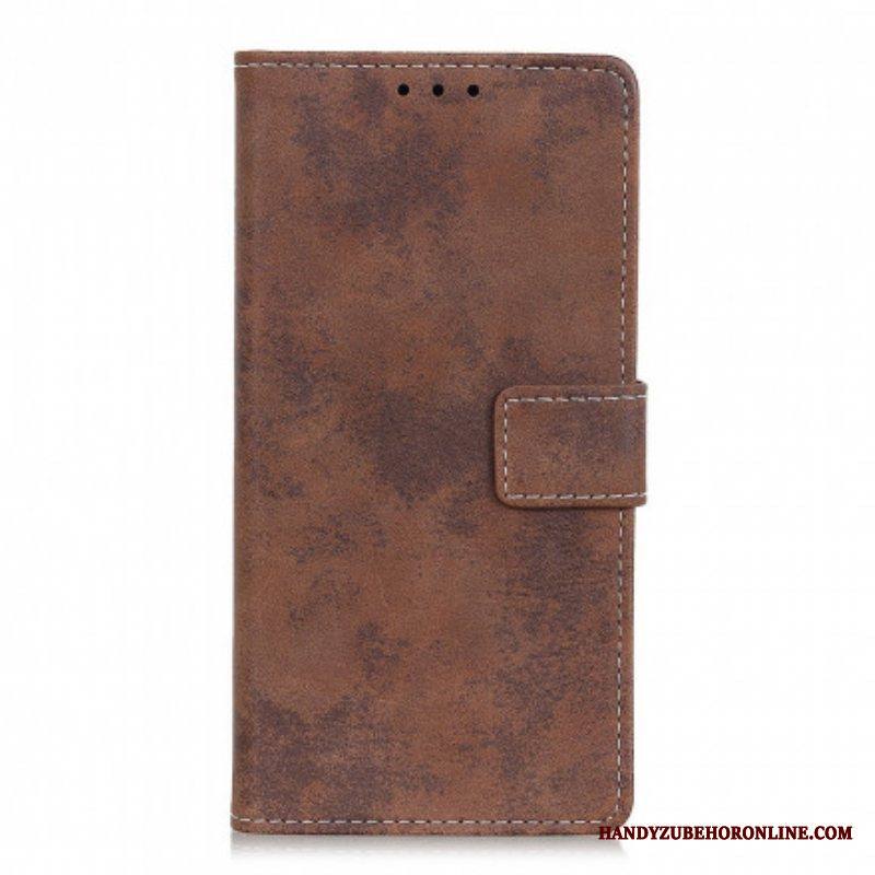 Kotelot Xiaomi Redmi Note 10 Pro Vintage Nahkaefekti