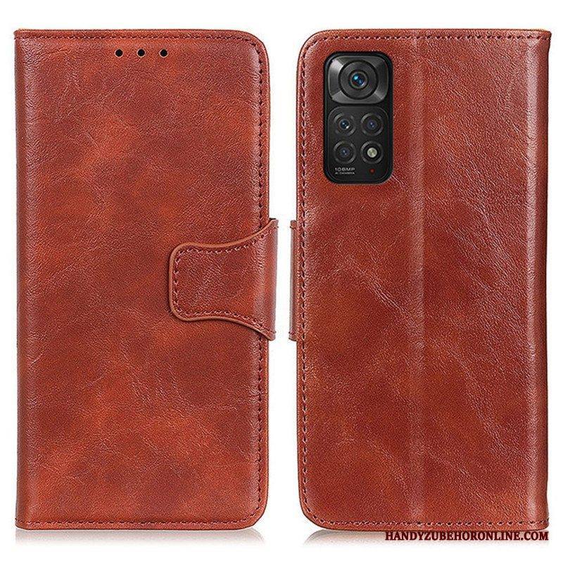 Kotelot Xiaomi Redmi Note 11 / 11S Tekstuuri Magneettinen Läppä