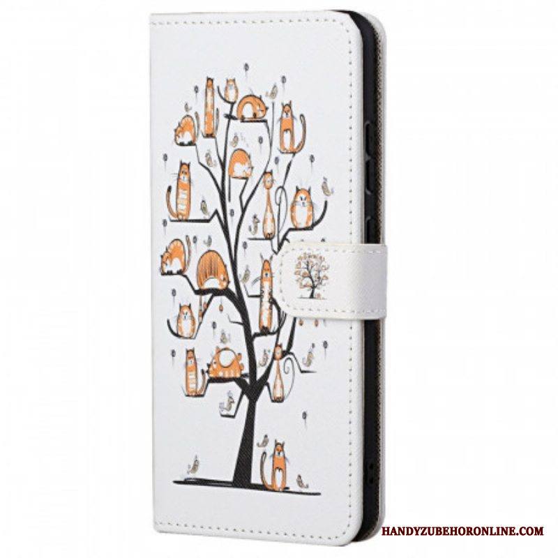 Kotelot Xiaomi Redmi Note 11 Pro / 11 Pro 5G Suojaketju Kuori Funky Cats Hihnalla