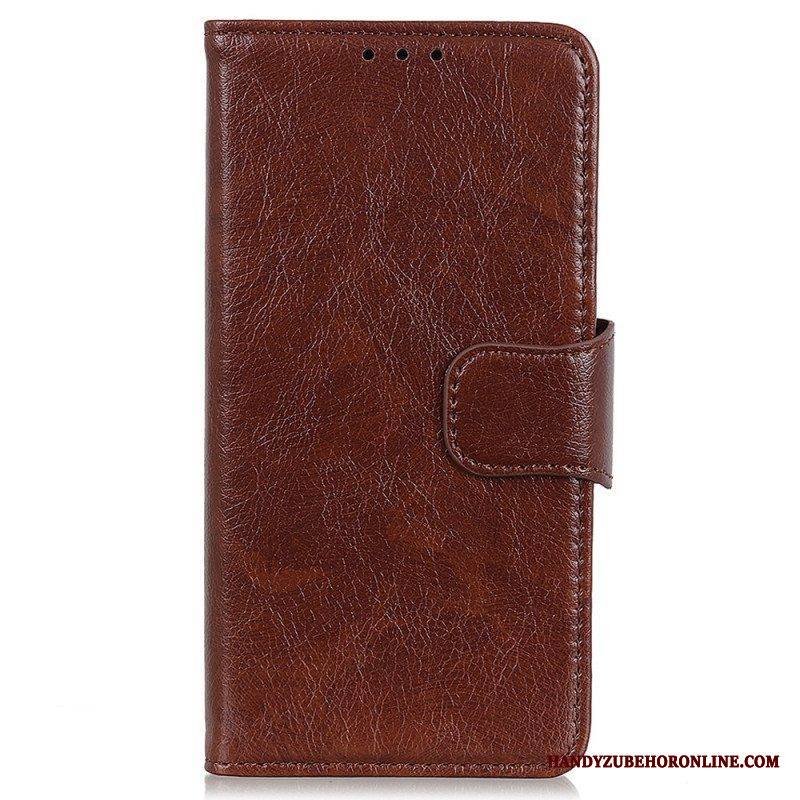 Kotelot Xiaomi Redmi Note 12 4G Halkaistu Nappan Nahka