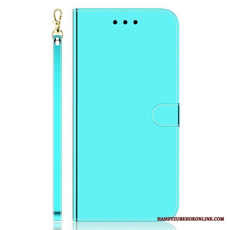 Kotelot Xiaomi Redmi Note 12 4G Keinopeilinahka Hihnalla