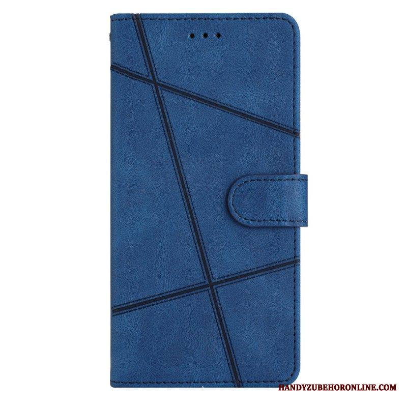 Kotelot Xiaomi Redmi Note 12 4G Suojaketju Kuori Strappy Geometric