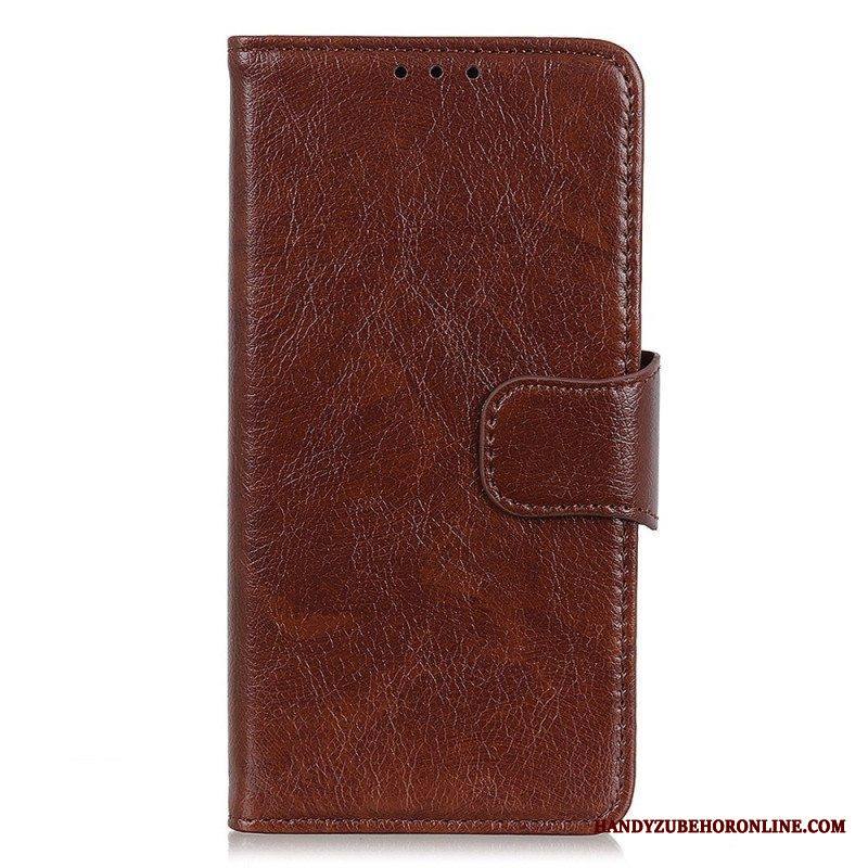 Kotelot Xiaomi Redmi Note 12 Pro Plus Halkaistu Nappan Nahka