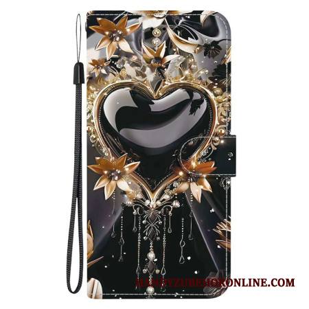 Kotelot Xiaomi Redmi Note 15 Pro 5g Musta Ja Kultainen Sydän