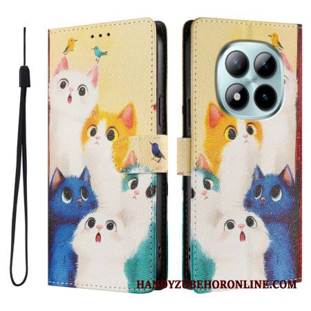 Kotelot Xiaomi Redmi Note 15 Pro Plus 5g Värikkäitä Kissoja