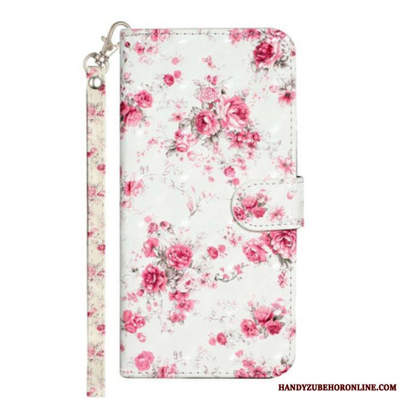 Kotelot iPhone 13 Pro Max Suojaketju Kuori Strap Light Spot Flowers
