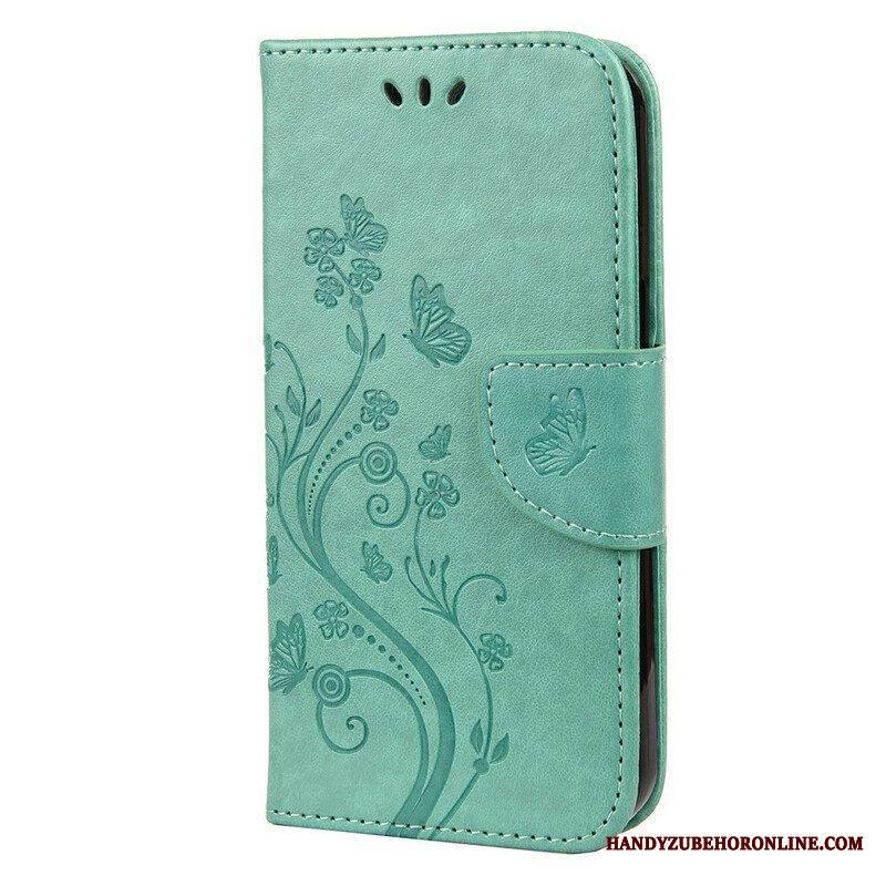 Kotelot iPhone 13 Pro Suojaketju Kuori Strappy Kukka