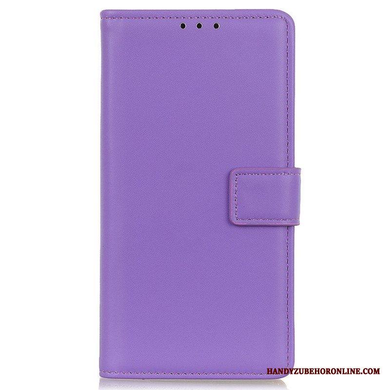 Kotelot iPhone 14 Pro Yksinkertainen Nahkaefekti