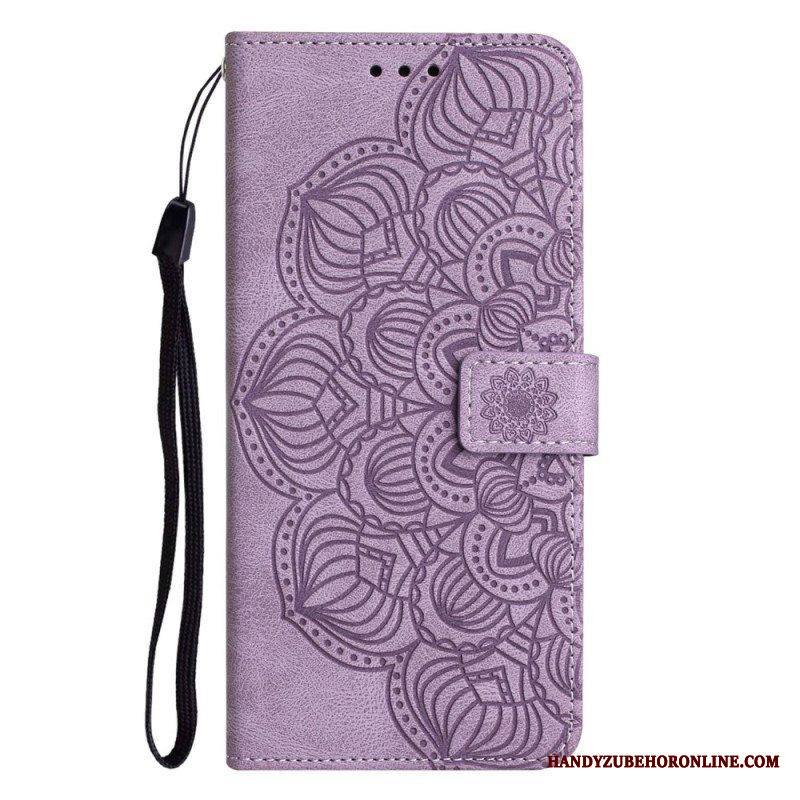 Kotelot iPhone 14 Suojaketju Kuori Strappy Mandala