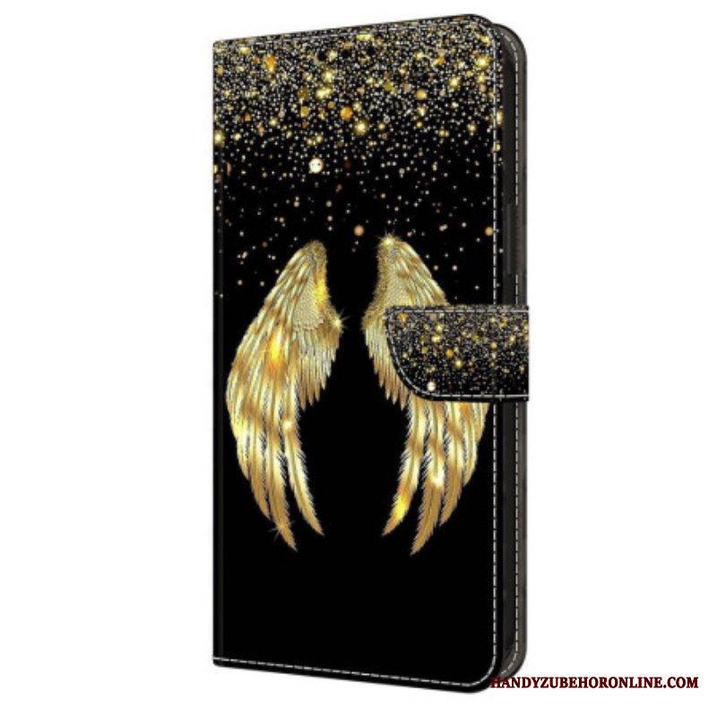 Kotelot iPhone 15 Pro Golden Wings