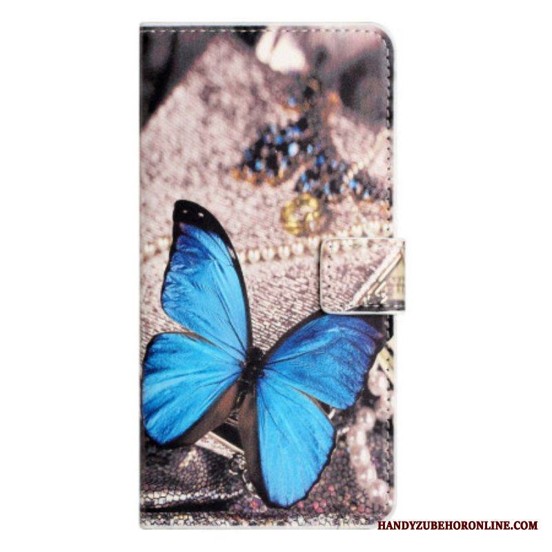 Kotelot iPhone 15 Sininen Perhonen