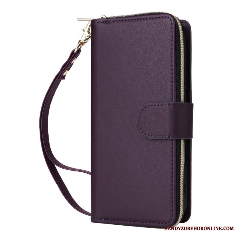 Kotelot iPhone 17 Puhelinkuoret 9 Kortin Lokeron Lompakko Ja Nauha