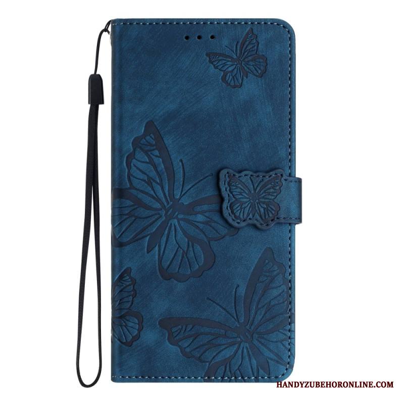 Kuoret Samsung Galaxy S25 5g Edge Mokkanahkainen Perhosefekti