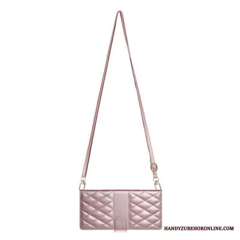 Kuoret Samsung Galaxy S25 Fe Tikattu Lompakko Hihnoilla