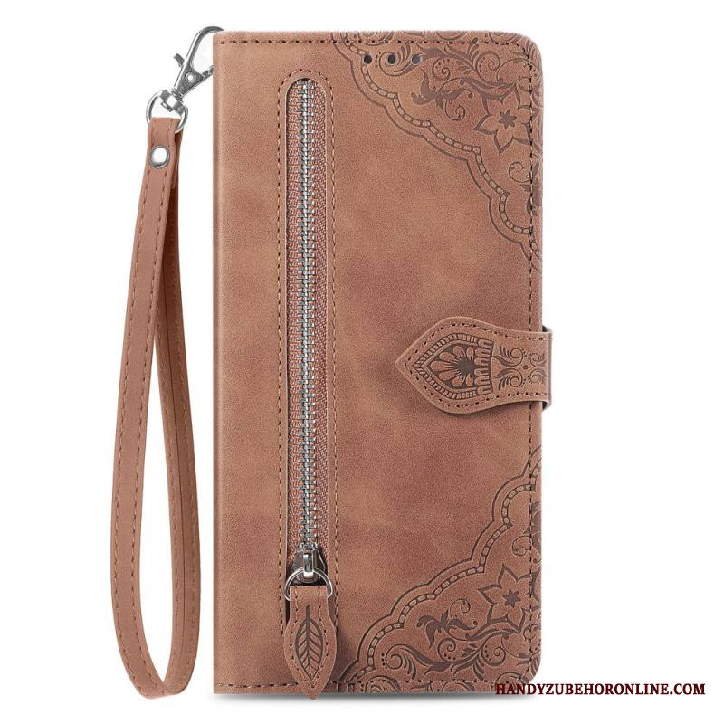 Kuoret Samsung Galaxy S25 Plus 5g Mokkanahkaefekti Pitsiremmi