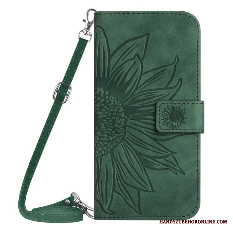 Kuoret Samsung Galaxy S26 Ultra Auringonkukkakuvioinen Olkalaukku