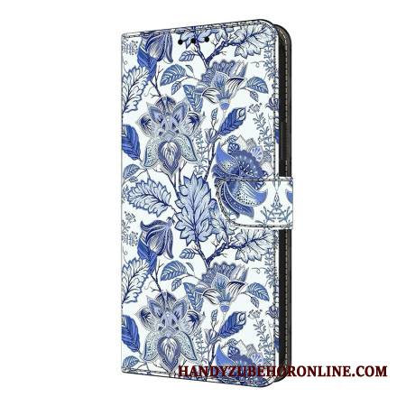 Kuoret Xiaomi Redmi Note 14 Pro 4g Sininen Kukkakuvio