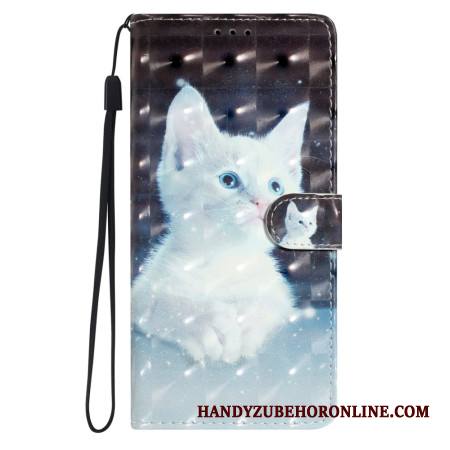 Kuoret Xiaomi Redmi Note 14 Pro Plus 5g 3d-valkoinen Kissa