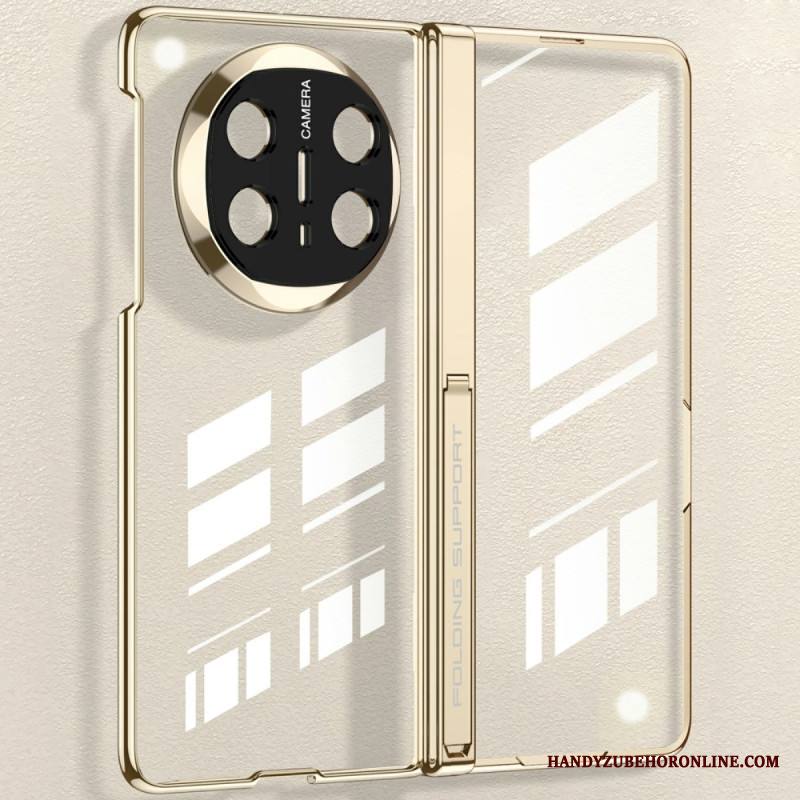 Kuori Huawei Mate X6 Läpinäkyvä Saranalla Ja Karkaistulla Lasilla