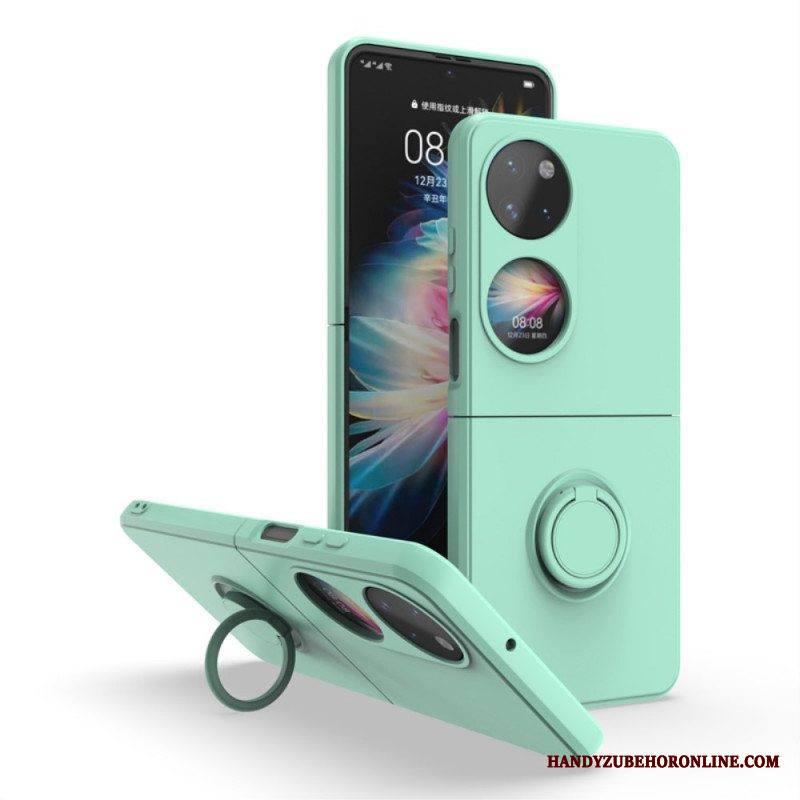 Kuori Huawei P50 Pocket Yhdistä Rengastuen Kanssa