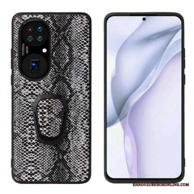 Kuori Huawei P50 Pro Snake-tyylinen Sormusteline