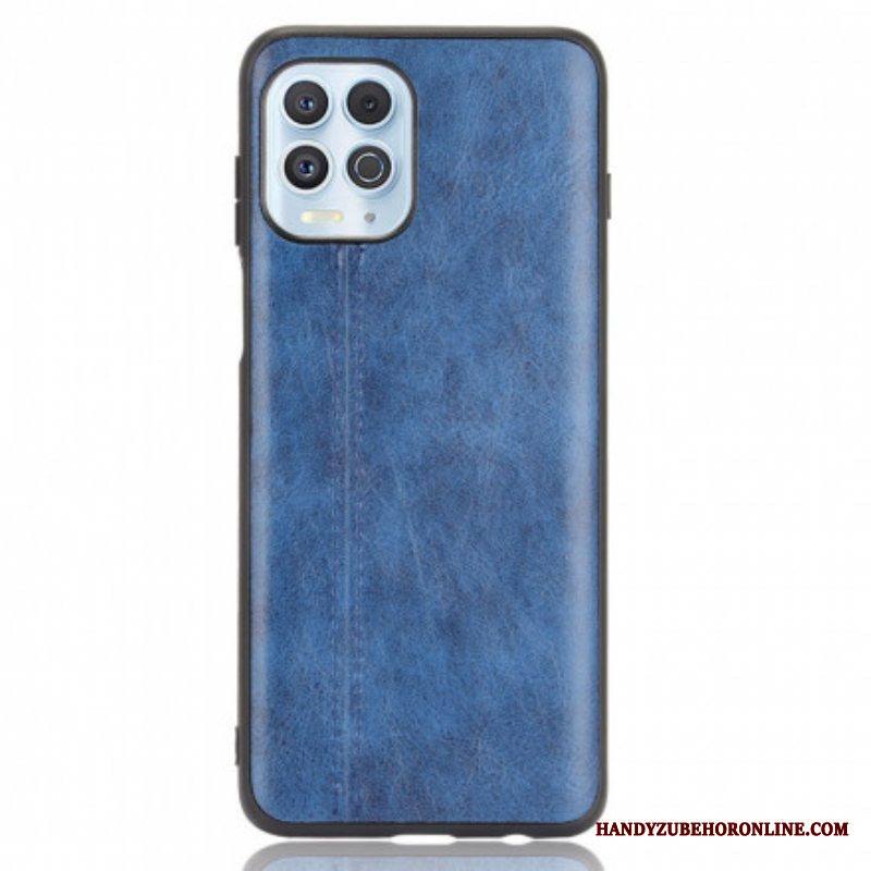 Kuori Moto G100 Couture-nahkaefekti