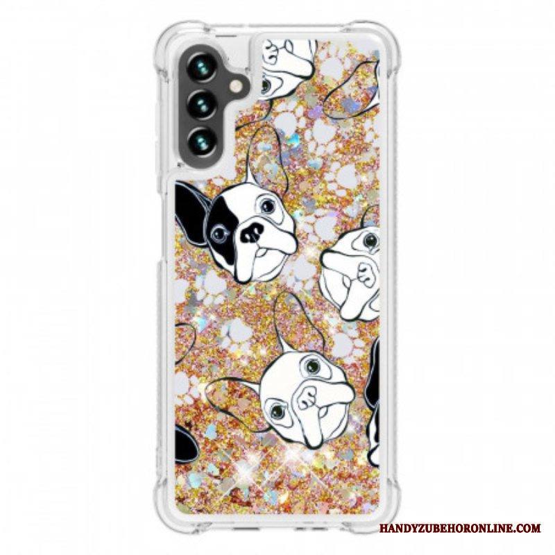 Kuori Samsung Galaxy A13 5G / A04s Herra Koiran Paljetteja
