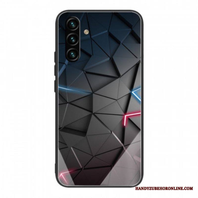 Kuori Samsung Galaxy A13 5G / A04s Karkaistu Lasi Geometria