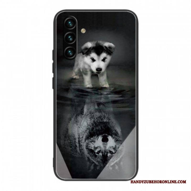 Kuori Samsung Galaxy A13 5G / A04s Puppy Dream Karkaistu Lasi