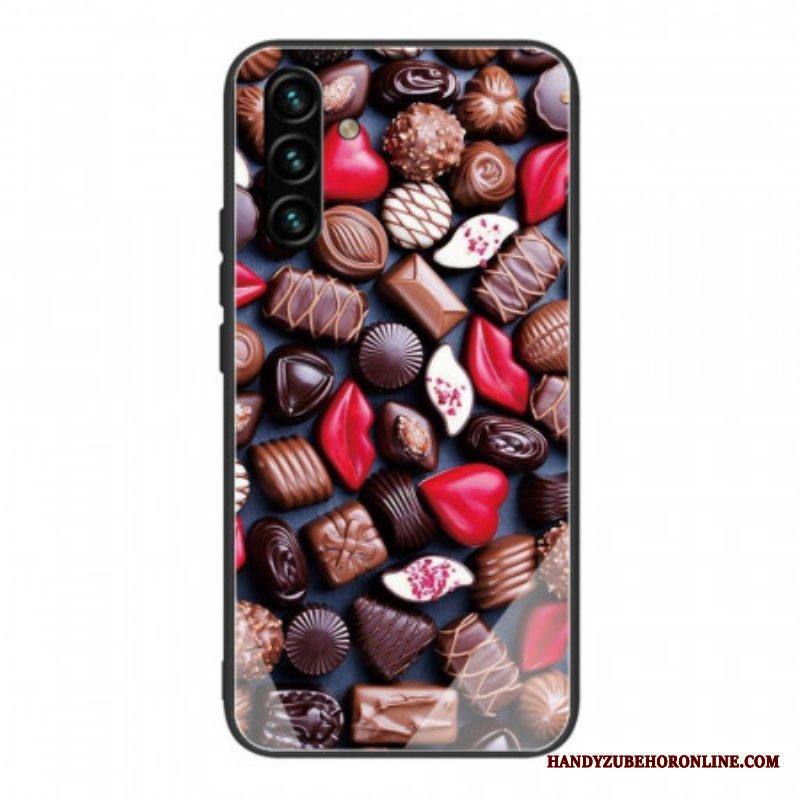 Kuori Samsung Galaxy A13 5G / A04s Suklaa Karkaistu Lasi