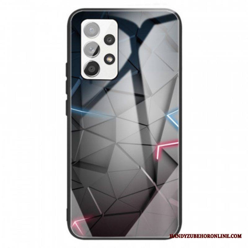 Kuori Samsung Galaxy A13 Karkaistu Lasi Geometria